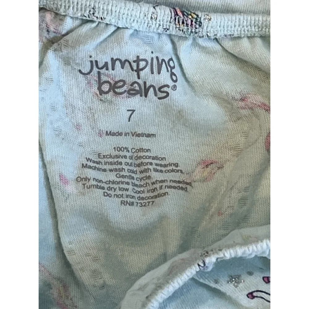 Jumping Beans Unicorn Romper Girls Outfit Playwear Cute Summer Size‎ 7